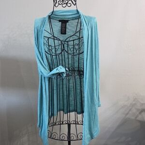Design History Light Blue Cardigan